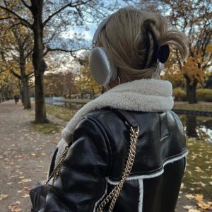 Cozy Nordic Nest Fleece Jacket for Y2K Aesthetic and Grunge Style Outfits