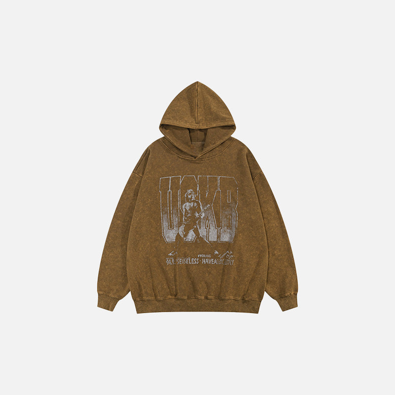 Cozy Oversized Music Hoodie for Y2K Aesthetic Lovers - Perfect for Grunge and Soft Girl Styles