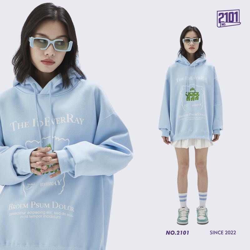 Cozy Oversized Printed Hoodie for Y2K Aesthetic and Grunge Style Lovers