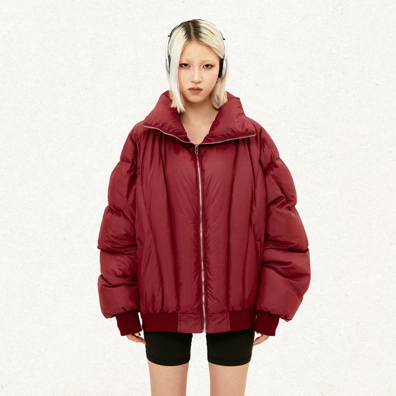 Cozy Oversized Puffer Jacket for Y2K Fashion Lovers - Comfy and Stylish Outerwear