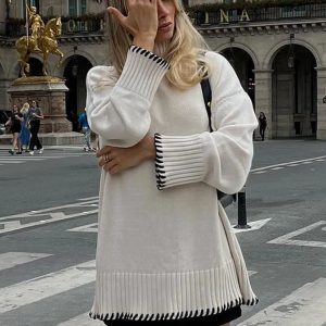 Cozy Snug Symphony Turtleneck Sweater for Y2K Aesthetic and Grunge Style Outfits