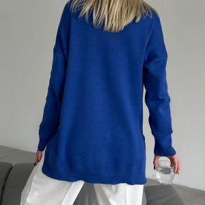 Cozy Snuggle Up Turtleneck Sweater for Y2K Aesthetic and Grunge Style Outfits