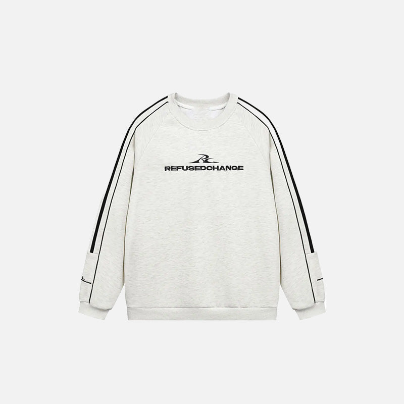 Defiant Stride Y2K Aesthetic Sweatshirt - Comfy Grunge Style for Trendy Outfits