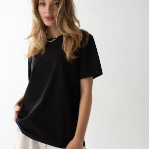 Elevate Your Style with Our Y2K Aesthetic Basic Game Loose T-Shirt for Effortless Chic