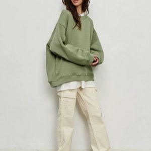 Eli's Y2K Aesthetic Effortless Style Pullover - Comfy Grunge-Inspired Hoodie for Trendy Looks