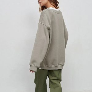 Eli's Y2K Aesthetic Effortless Style Pullover - Comfy Grunge-Inspired Hoodie for Trendy Looks