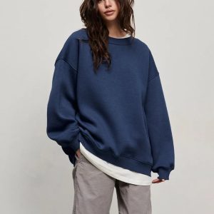 Eli's Y2K Aesthetic Effortless Style Pullover - Comfy Grunge-Inspired Hoodie for Trendy Looks