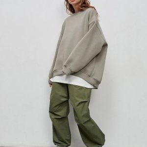 Eli's Y2K Aesthetic Effortless Style Pullover - Comfy Grunge-Inspired Hoodie for Trendy Looks