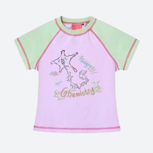 Fairycore Aesthetic Chemistry Tee - Enchanting Graphic Top for Whimsical Style