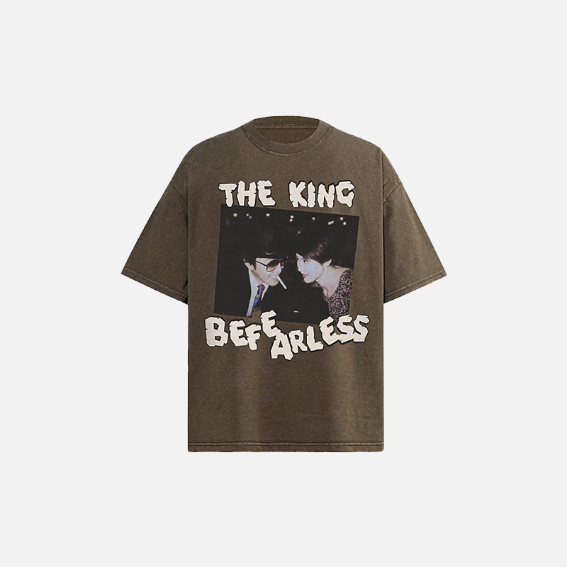 Fearless Graphic Tee - Y2K Aesthetic Top for Bold Fashion Statements