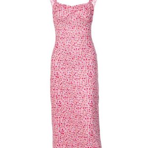 Floral Cami Midi Dress - Bohemian Vacation Style for Effortless Y2K Aesthetic