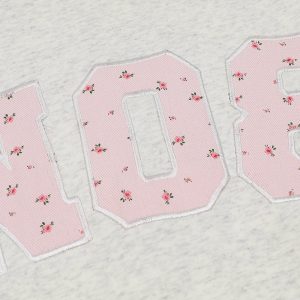 Flower Embroidery Y2K Hoodie - Cute Pastel Aesthetic Top for Cozy Style