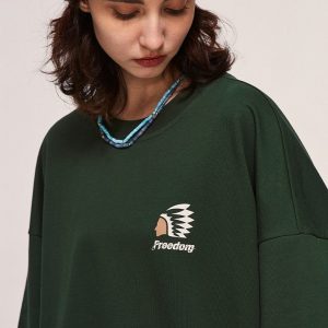 Freedom Oversized T-Shirt - Y2K Aesthetic Tee for Comfy Grunge and Coquette Outfits