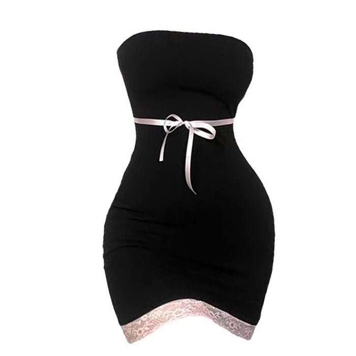 French Kiss Y2K Mini Dress - Cute Coquette Aesthetic for Effortless Style