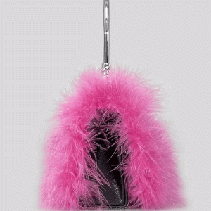 Furry Rhinestone Clutch Bag for Y2K Fashion Lovers - Glamorous Evening Accessory