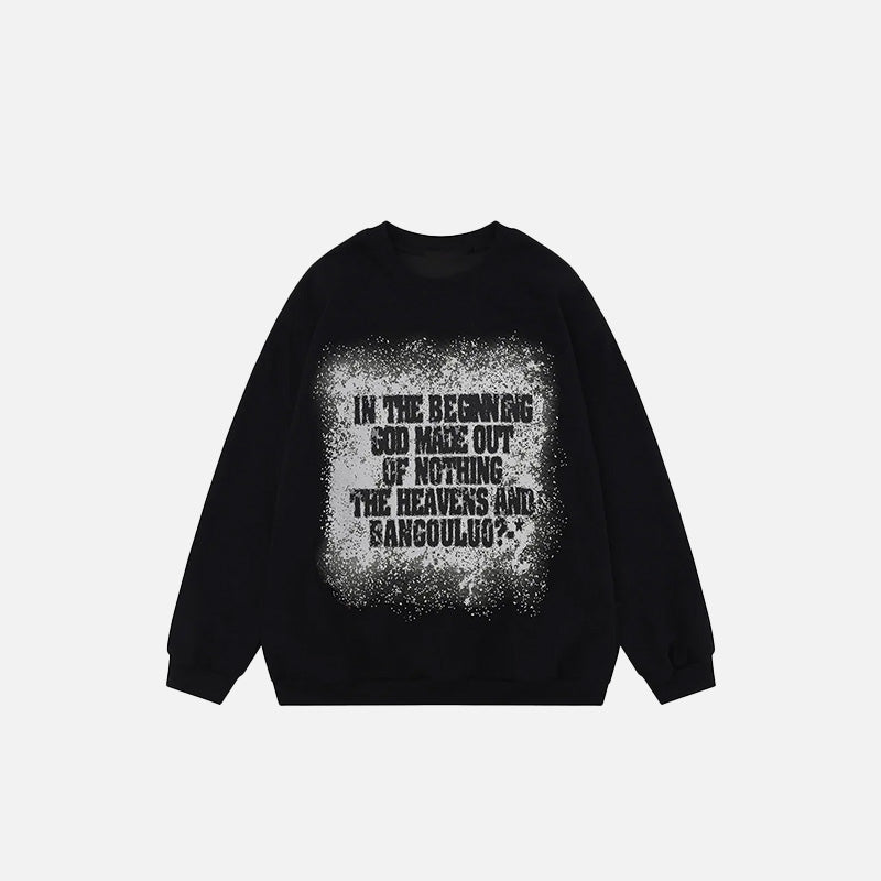 Heaven Gates Y2K Graphic Sweatshirt - Cozy Aesthetic Top for Grunge and Coquette Styles