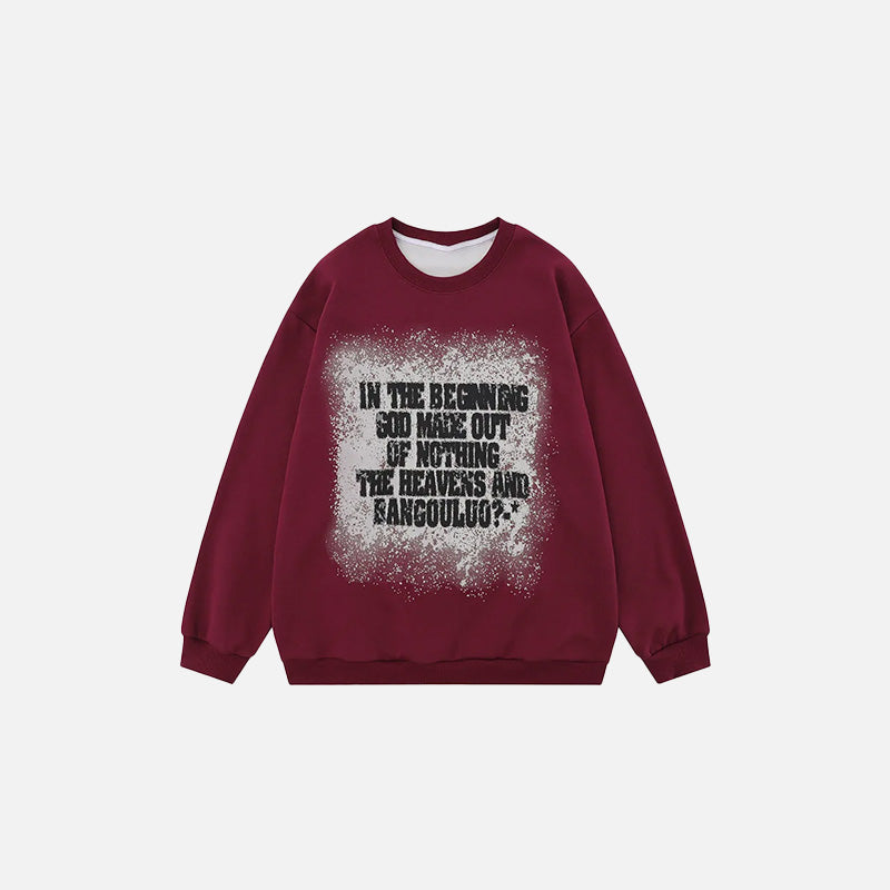 Heaven Gates Y2K Graphic Sweatshirt - Cozy Aesthetic Top for Grunge and Coquette Styles