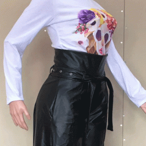 High Waist PU Pants for Y2K Fashion: Trendy Grunge Aesthetic & Coquette Style Essentials