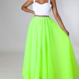 High Waist Solid Color Cargo Skirt - Y2K Aesthetic Fashion Essential for Trendy Outfits