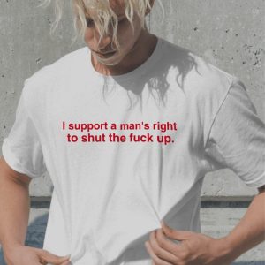 I Support A Man's Right Y2K Graphic Tee - Trendy Coquette Aesthetic Top