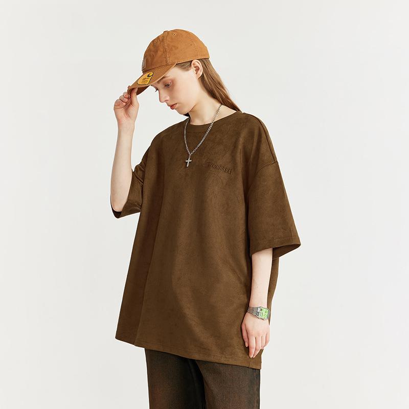 Loose Embroidery Oversized T-Shirt - Y2K Aesthetic Top for Comfy, Stylish Outfits