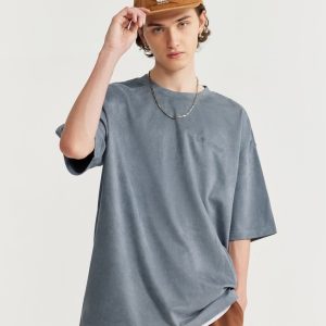 Loose Embroidery Oversized T-Shirt - Y2K Aesthetic Top for Comfy, Stylish Outfits