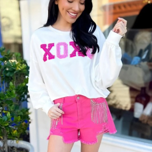 Marshmallow Dream Y2K Aesthetic Embroidered Pullover for Cozy, Cute Outfits