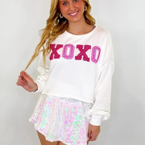 Marshmallow Dream Y2K Aesthetic Embroidered Pullover for Cozy, Cute Outfits