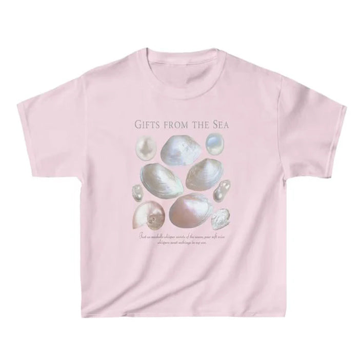 Mermaidcore Aesthetic T-Shirt | Y2K Fashion Tee for Cute and Comfy Outfits