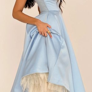 Morning Dew Y2K Aesthetic Maxi Dress - Embrace Coquette Style with Pastel Elegance