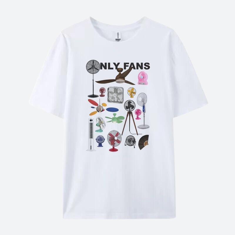 Only Fans Tee: Y2K Aesthetic Graphic Top for Trendy Coquette and Grunge Styles