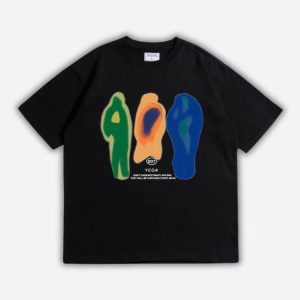 People in Aura Graphic Tee - Y2K Aesthetic Top for Coquette and Grunge Styles