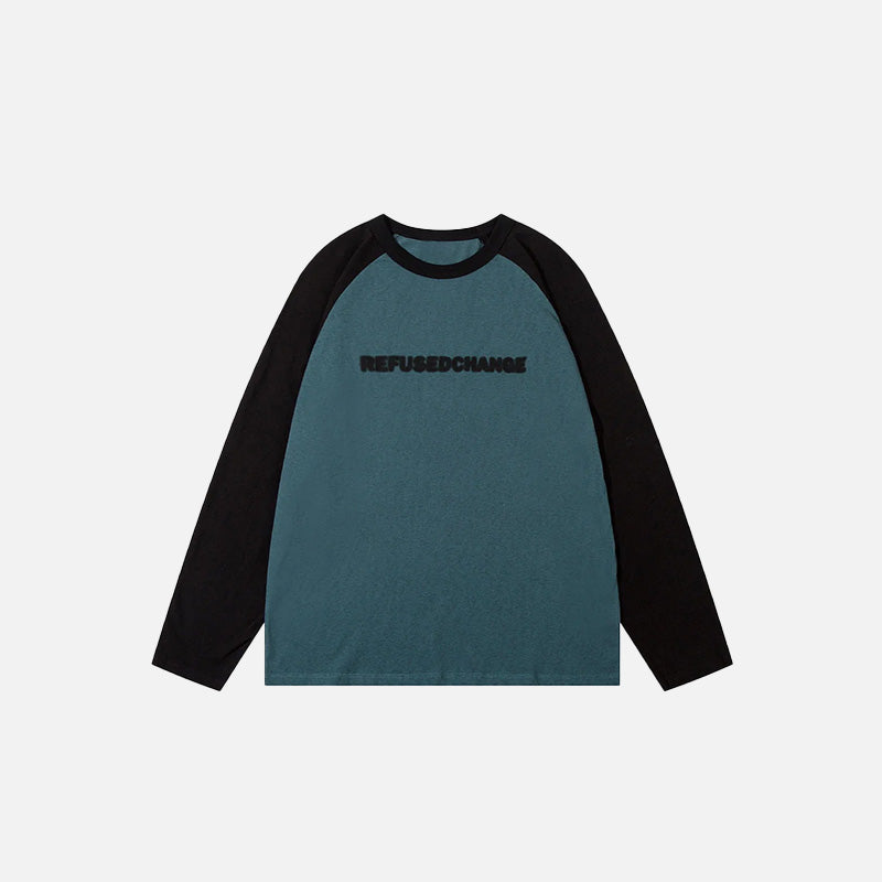 Refused Change Color Block Sweatshirt - Y2K Aesthetic Comfy Hoodie for Trendy Outfits