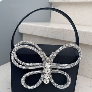 Rhinestone Butterfly Clutch Bag - Y2K Aesthetic Evening Purse for Coquette Style