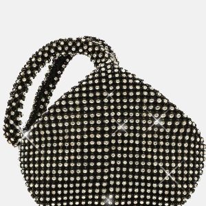 Rhinestone Evening Clutch Bag for Y2K Fashion, Coquette Aesthetic, and Glamorous Nights