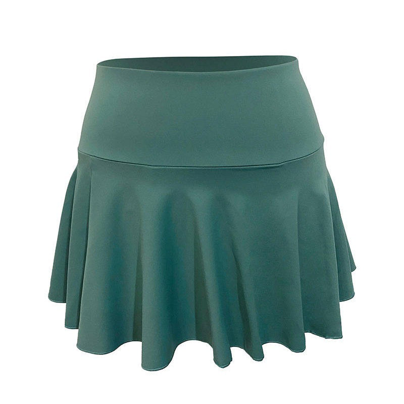 Saint-Tropez Green Y2K Tennis Skirt - Trendy Coquette Aesthetic for Stylish Outfits