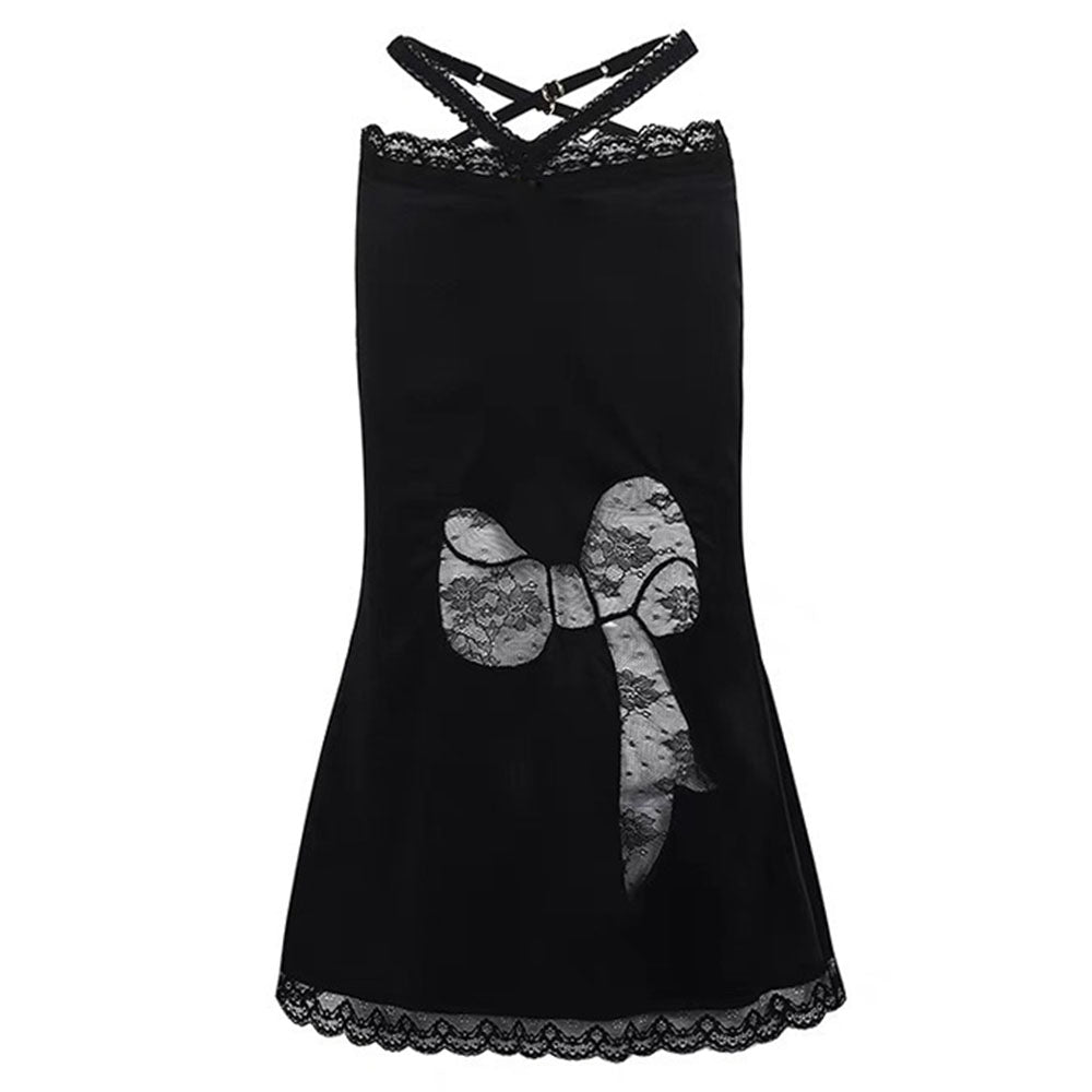 Satin Coquette Bow Lace Midi Skirt - Y2K Aesthetic Fashion for Chic Outfits