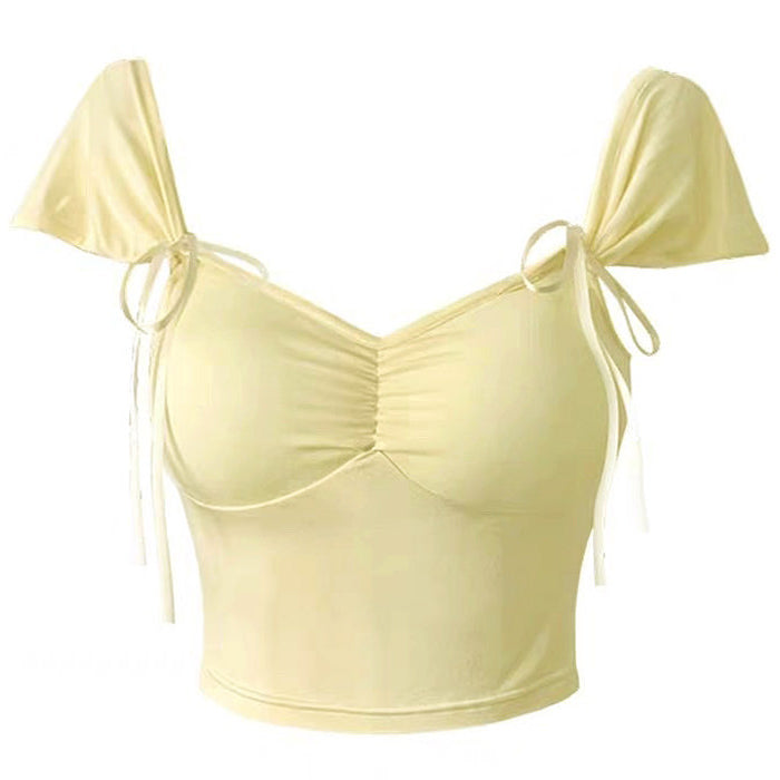 Soft Girl Aesthetic Bra Crop Top - Cute Y2K Style for Comfy and Trendy Outfits