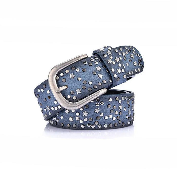 Star Girl Y2K Aesthetic Rivet Belt for Trendy Outfits and Edgy Style