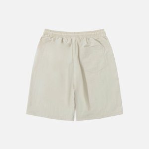 Trendy Color Blocking Shorts for Y2K Aesthetic Outfits and Summer Vibes