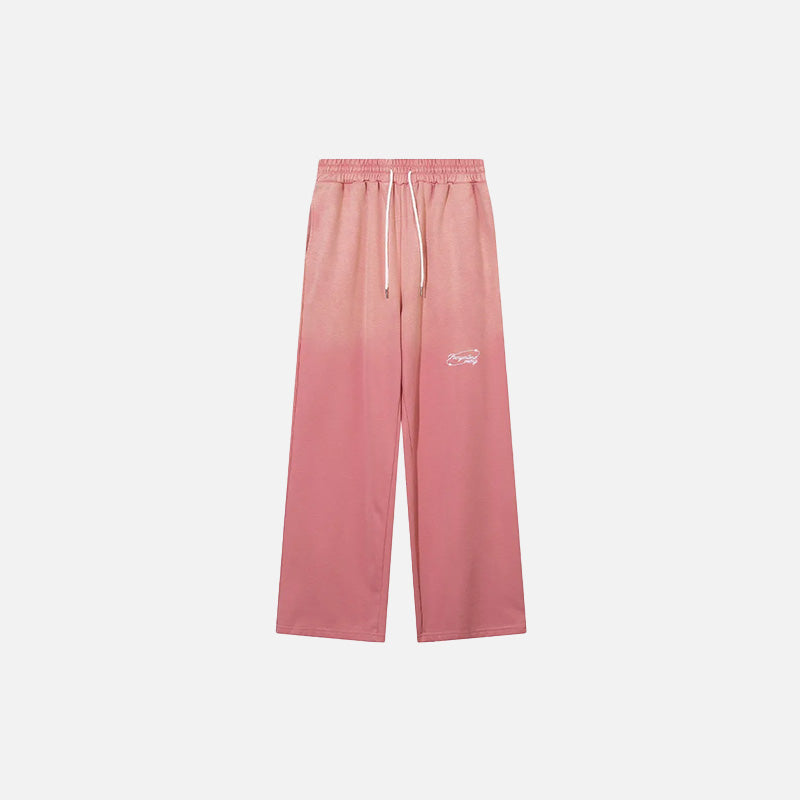 Trendy Loose Gradient Jogger Pants for Y2K Aesthetic and Comfy Street Style