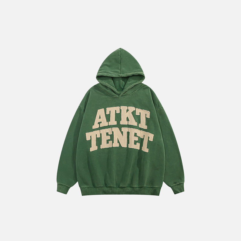 Trendy Loose Letter Prints Hoodie - Y2K Aesthetic Comfy Style for Effortless Outfits