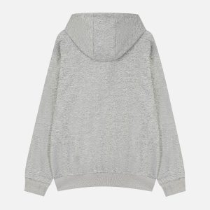 Trendy Multi 3D Pocket Hoodie for Y2K Fashion Lovers - Comfy and Stylish Aesthetic Wear