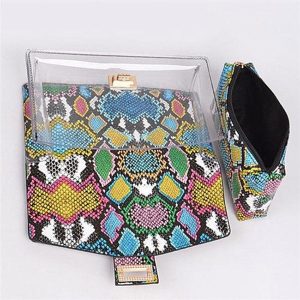 Trendy Snake Print Bag - Y2K Aesthetic Accessory for Coquette and Grunge Styles