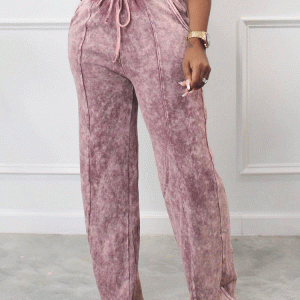 Trendy Tie Dye High Waist Straight Pants for Y2K Aesthetic and Grunge Style Lovers