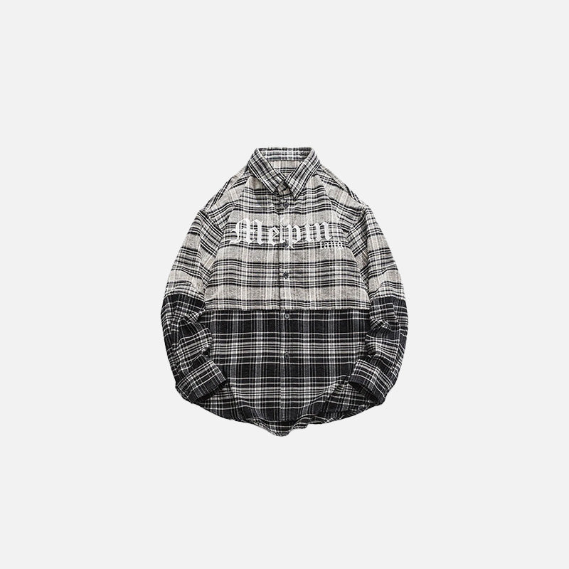 Trendy Urban Plaid Shirt - Y2K Aesthetic Top for Grunge and Coquette Style Outfits