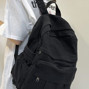 Trendy Y2K Aesthetic Large Capacity Backpack for Coquette and Grunge Style Lovers