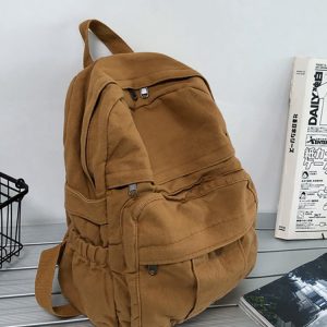 Trendy Y2K Aesthetic Large Capacity Backpack for Coquette and Grunge Style Lovers