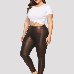 Trendy Y2K Aesthetic Nightclub Fabric Leggings for Stylish Grunge and Coquette Outfits