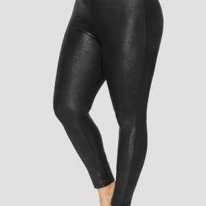 Trendy Y2K Aesthetic Nightclub Fabric Leggings for Stylish Grunge and Coquette Outfits